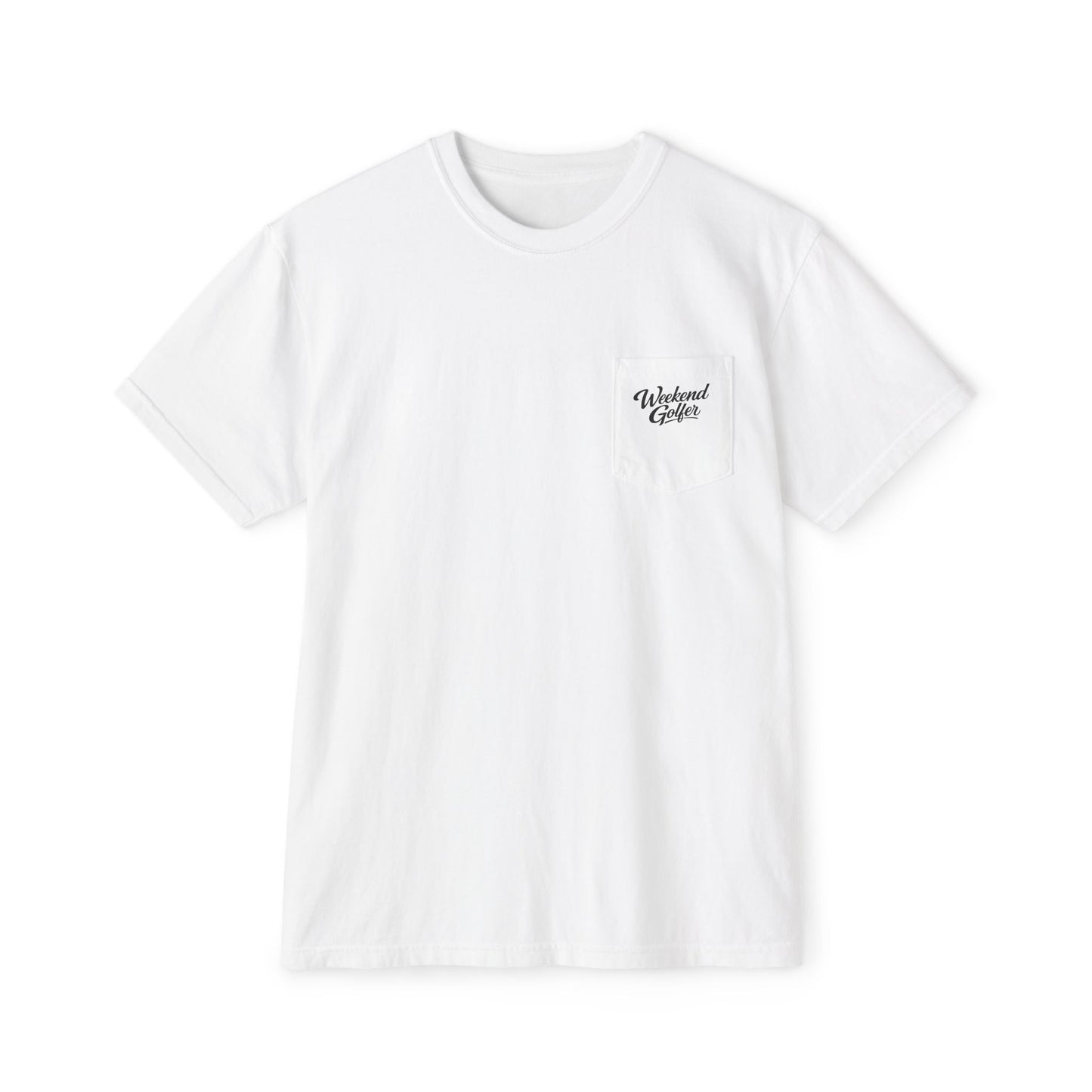 Weekend Golfer Core Pocket Tee - Script Font