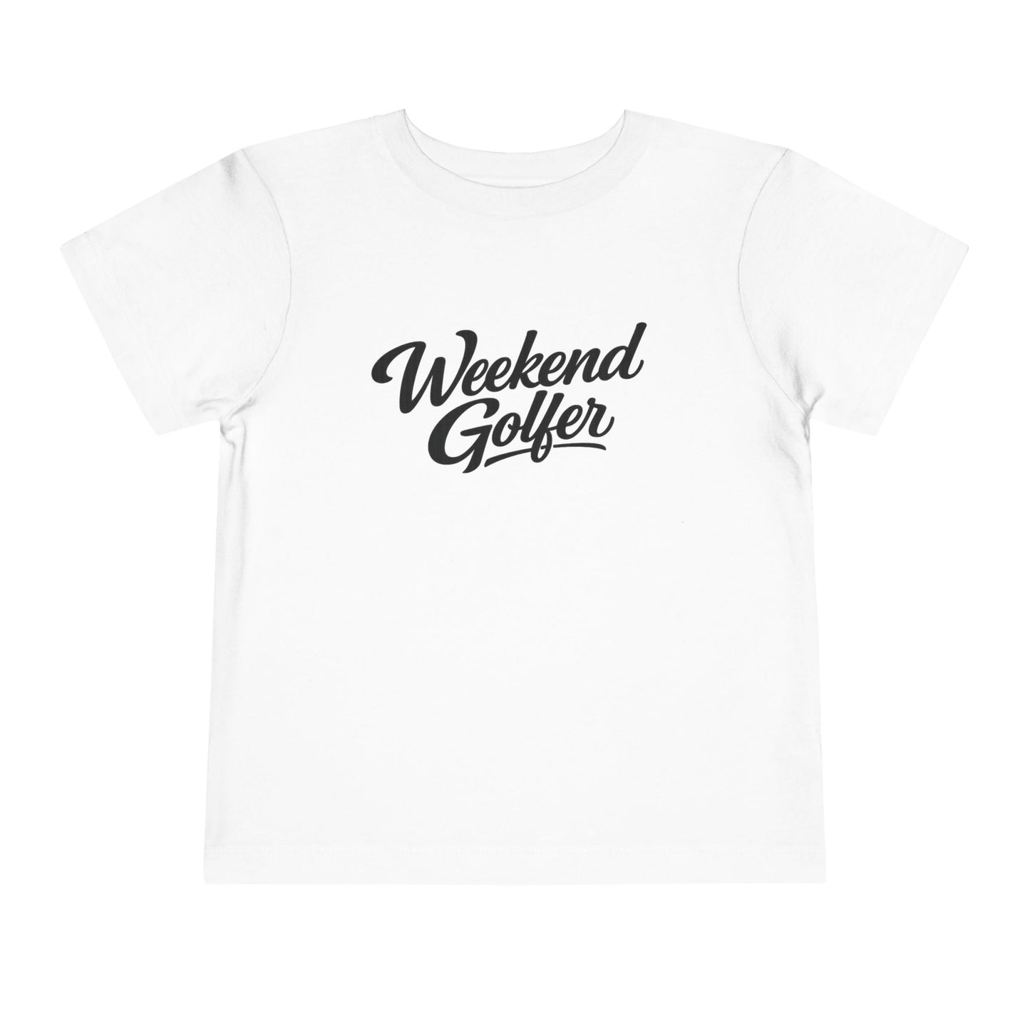 Weekend Golfer Toddler Script Tee