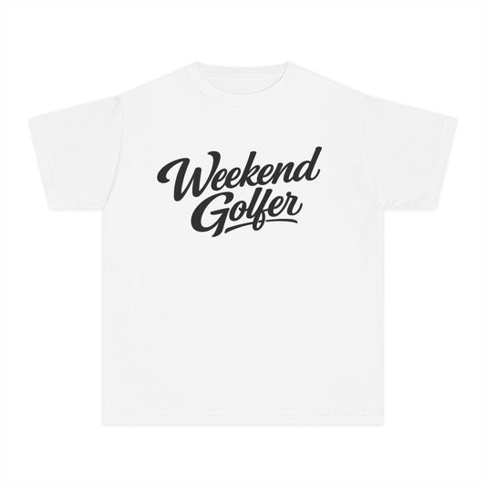 Weekend Golfer Youth Script Tee