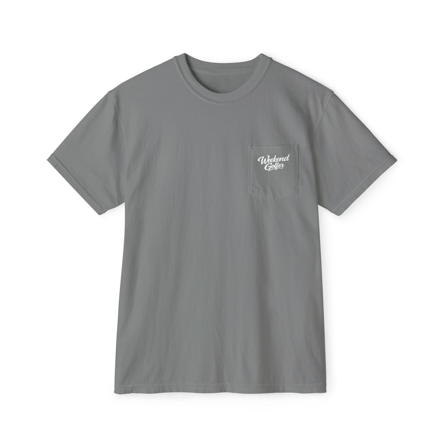 Weekend Golfer Core Pocket Tee - Script Font