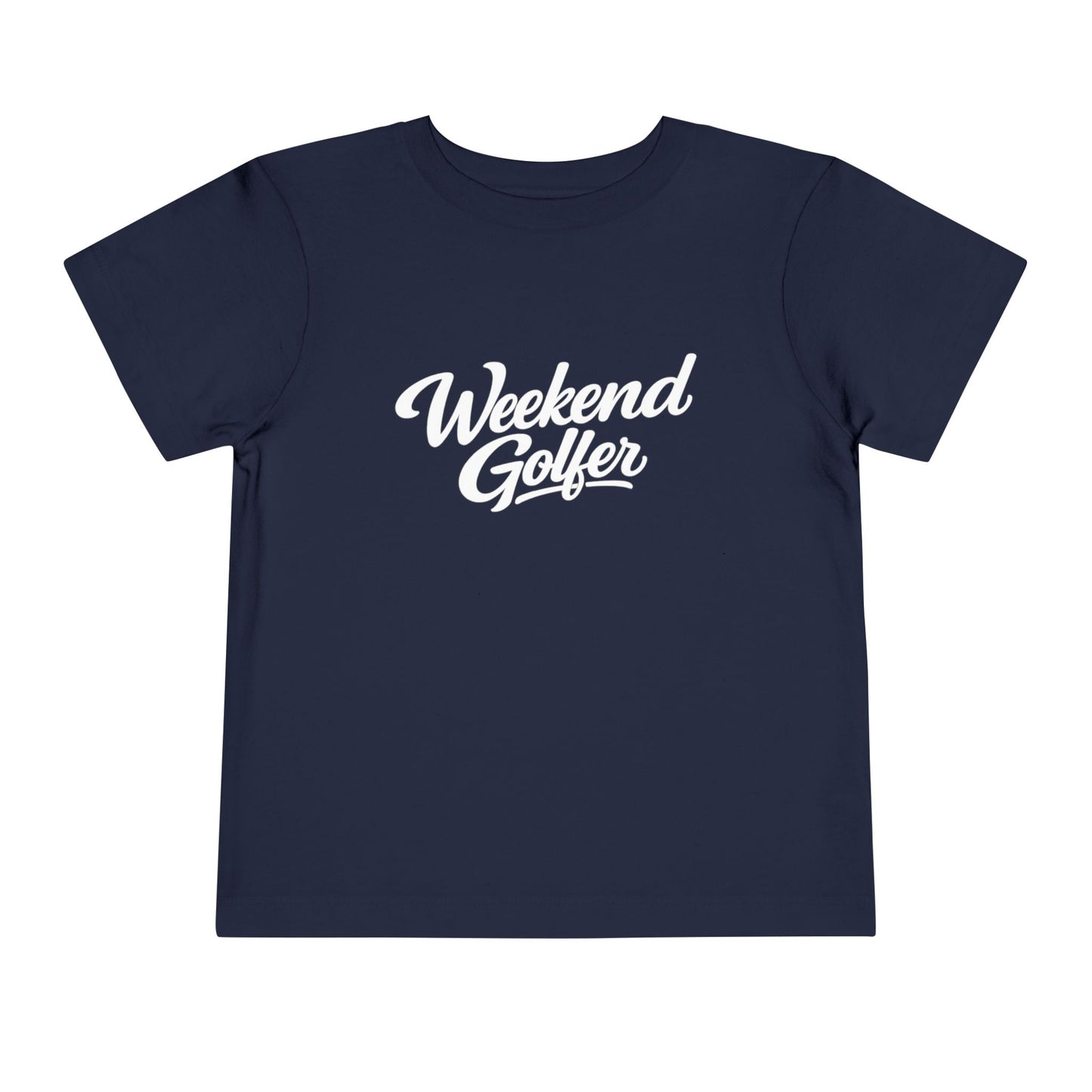 Weekend Golfer Toddler Script Tee