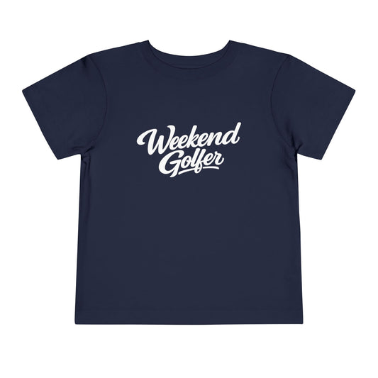 Weekend Golfer Toddler Script Tee