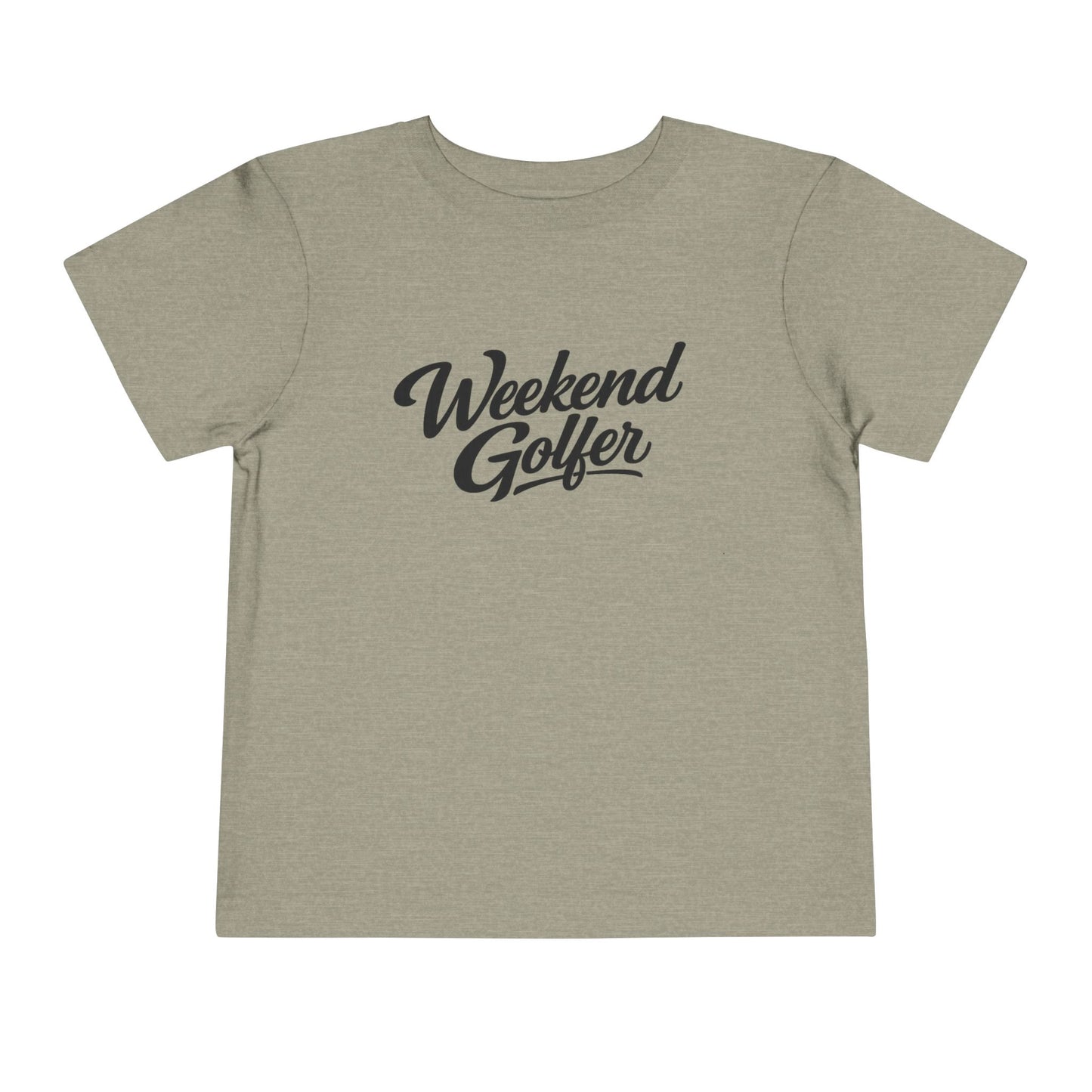 Weekend Golfer Toddler Script Tee