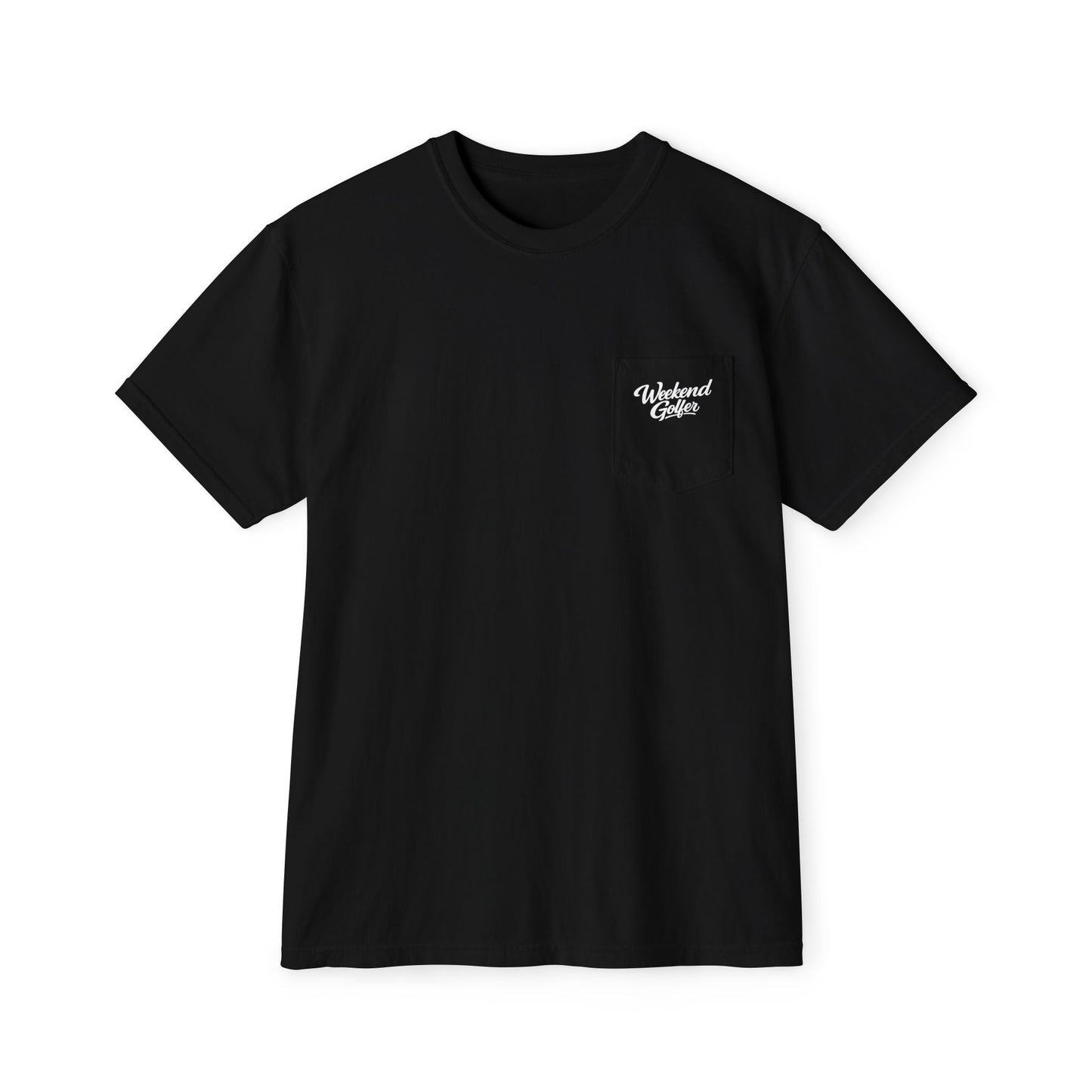 Weekend Golfer Core Pocket Tee - Script Font